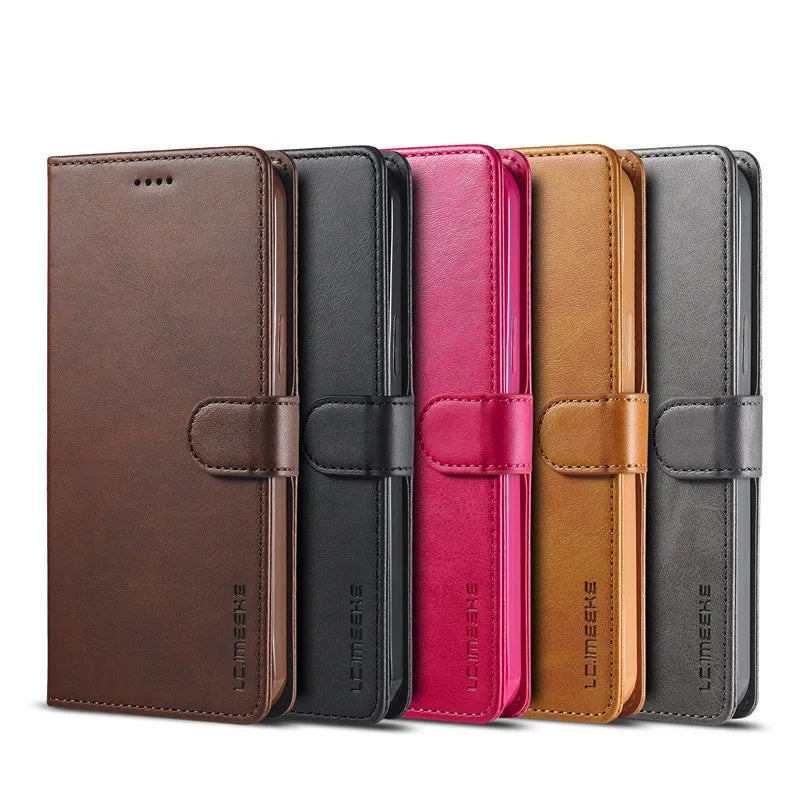 Magnetic Flip Leather iPhone Case - DealJustDeal