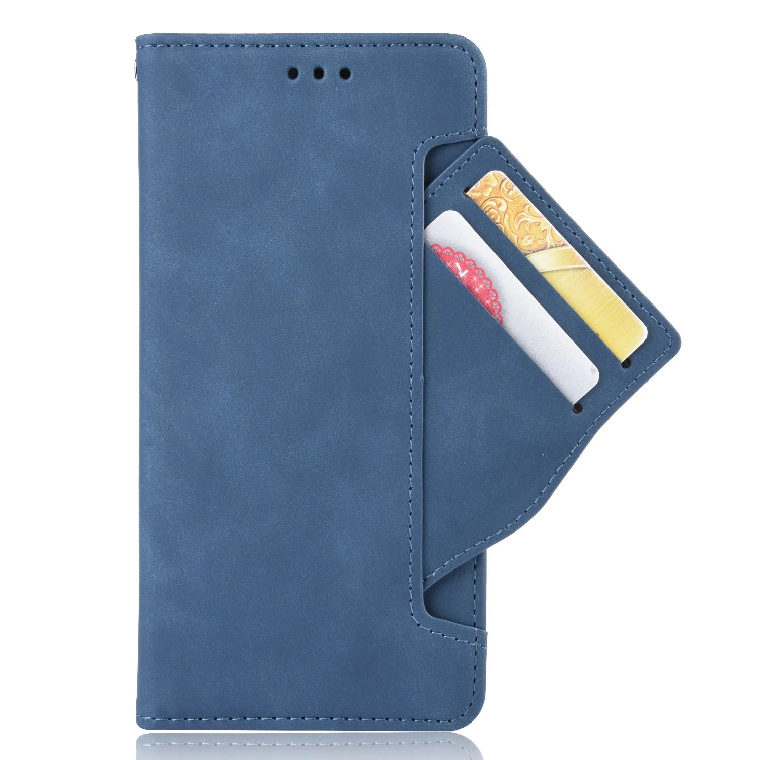 Card Slot Holder Magnetic Flip Wallet Leather Galaxy Z Fold Case - DealJustDeal