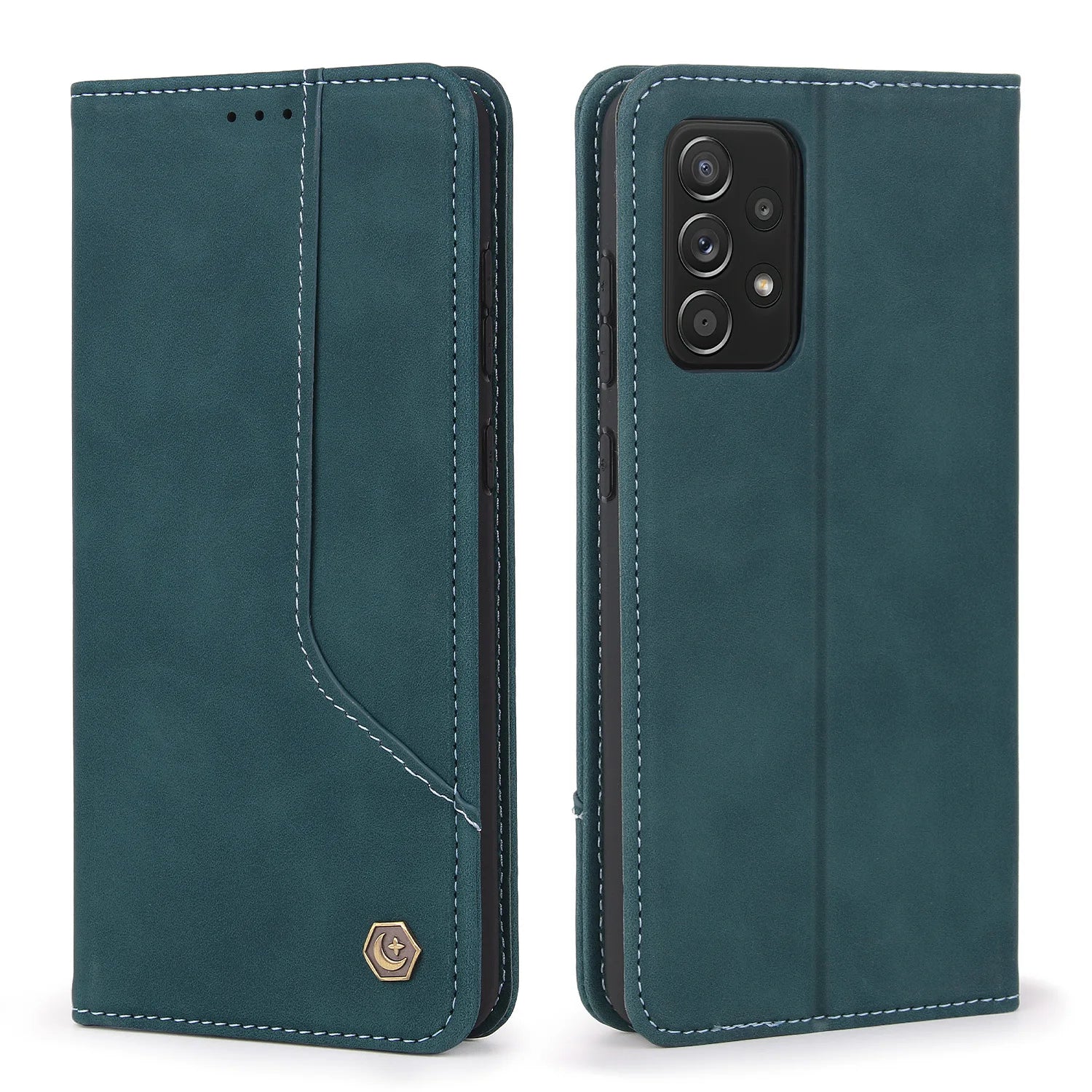 Magnetic Flip Wallet Card Holder Leather Galaxy A52 Case - DealJustDeal