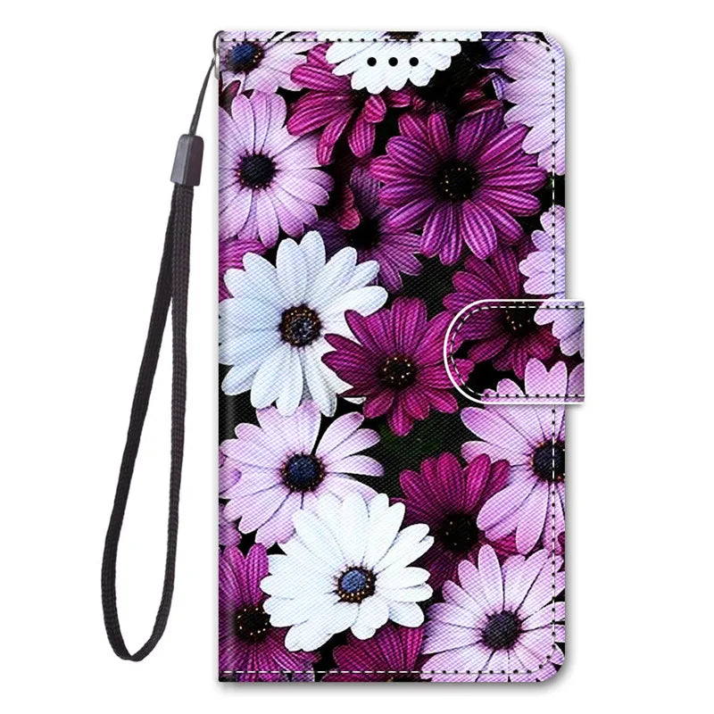 Flip Wallet Painted Leather Magnetic Galaxy A Case - DealJustDeal