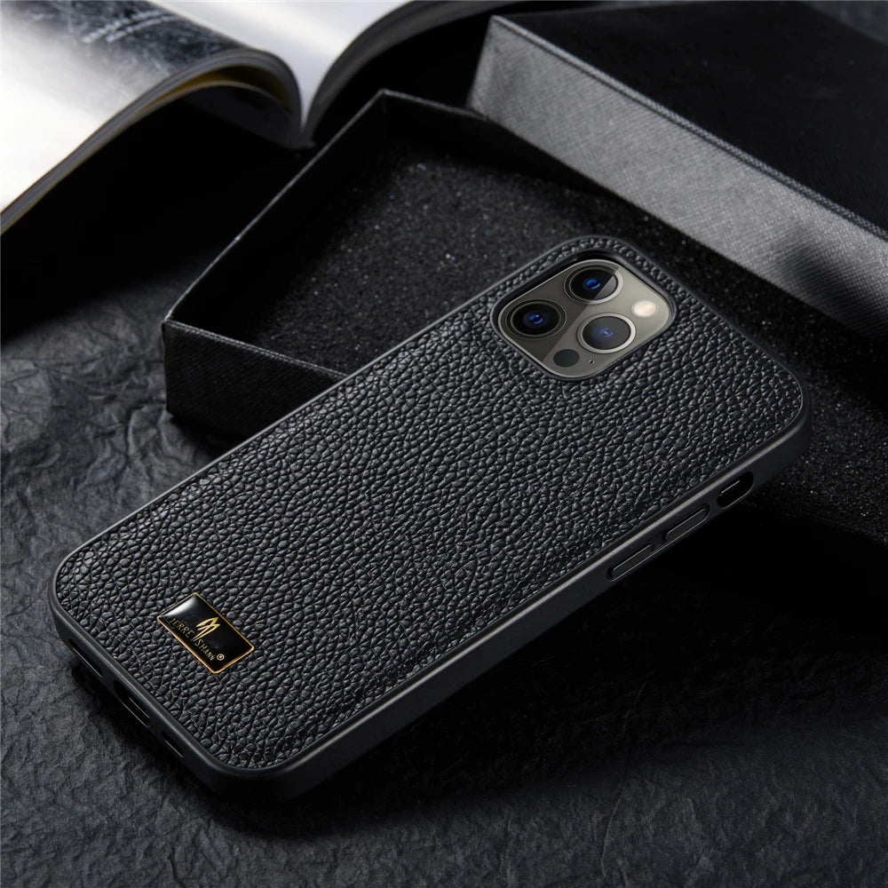 Ultra Thin Pu Leather Soft iPhone Case - DealJustDeal