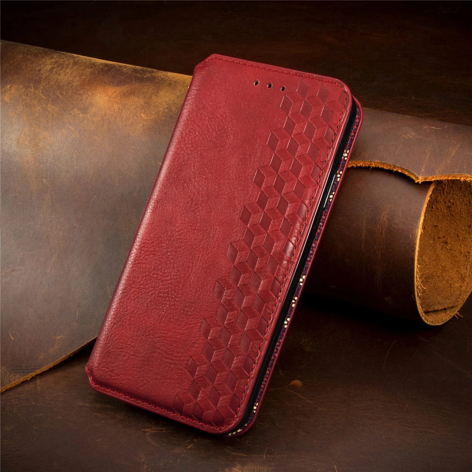 Magnetic Flip Leather Galaxy A, F, M and S Case - DealJustDeal