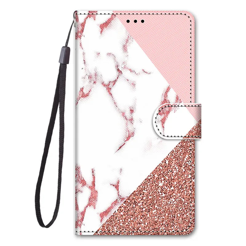 Flip Wallet Painted Leather Magnetic Galaxy A Case - DealJustDeal