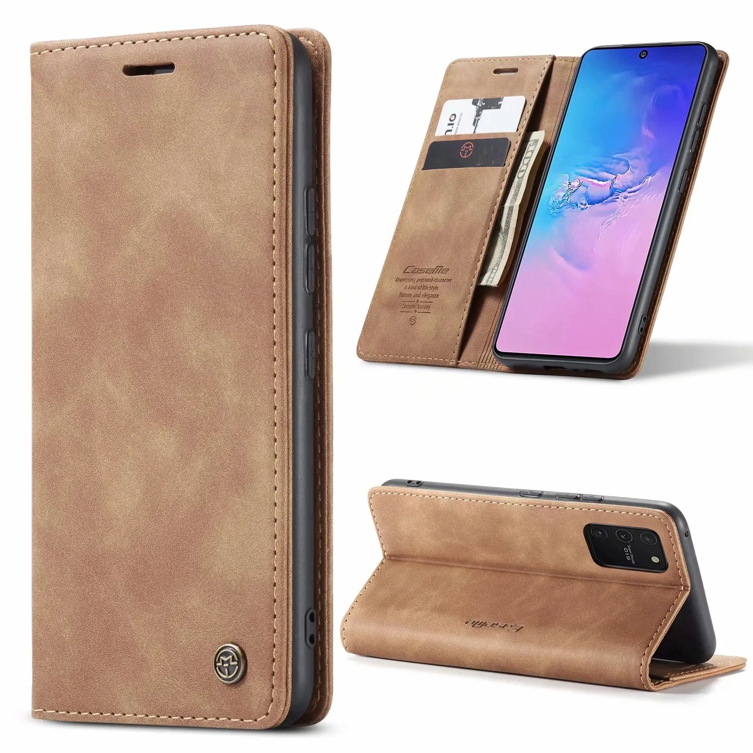 Flip Wallet Leather Galaxy A Case - DealJustDeal