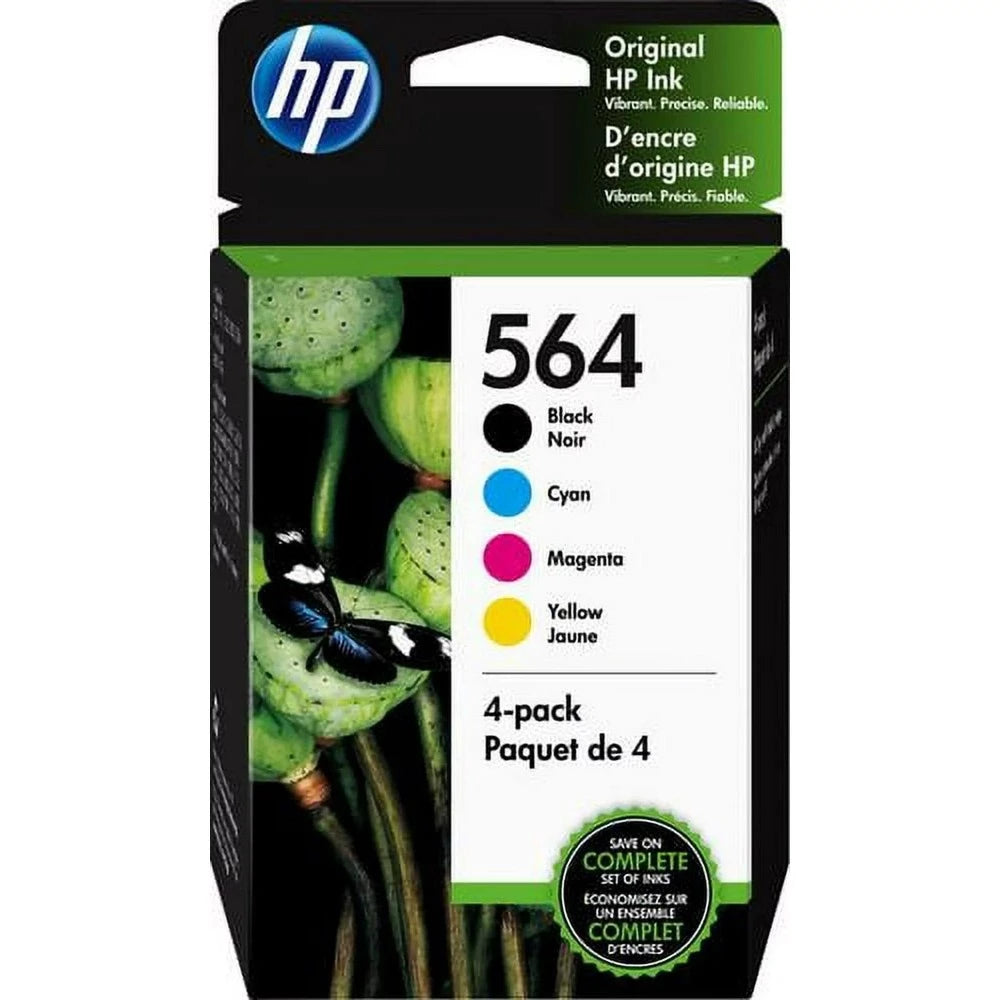 HP 564 Ink Cartridges - 4 Cartridges (3YQ22AN) - DealJustDeal