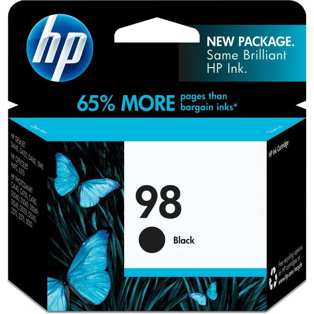 HP 98 (C9364WN) Original Ink Cartridge Inkjet - Black - 1 Each - DealJustDeal