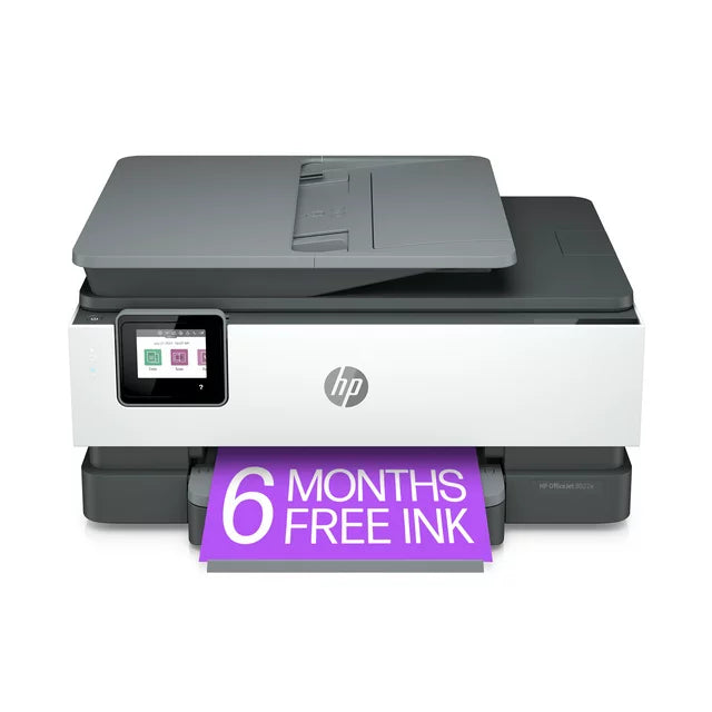 HP OfficeJet 8022e All-in-One Wireless Color Inkjet Printer - 6 Months Free Instant Ink with HP+ - DealJustDeal