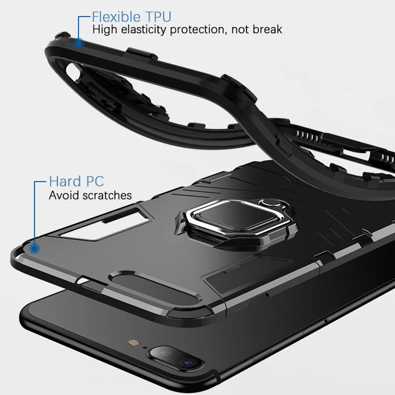 Stand Holder Car Ring iPhone Case - DealJustDeal