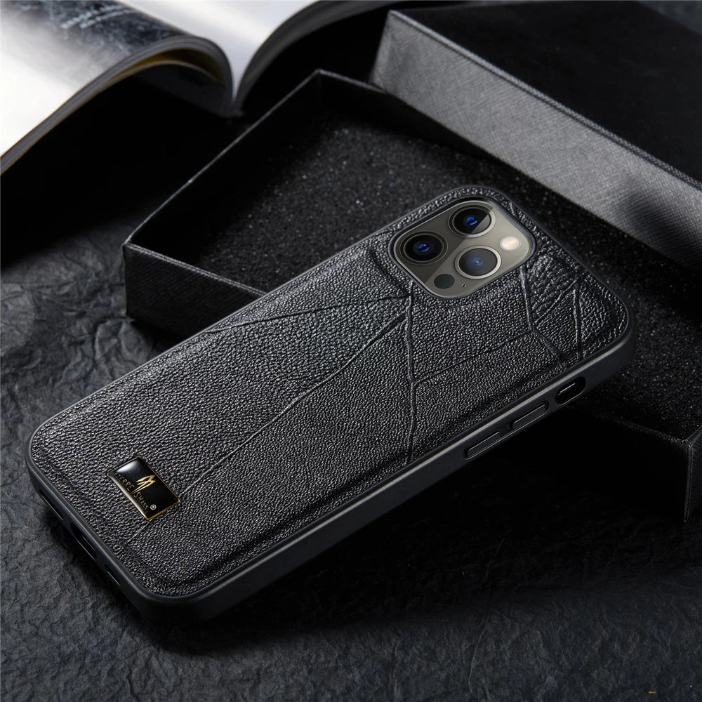 Ultra Thin Pu Leather Soft iPhone Case - DealJustDeal