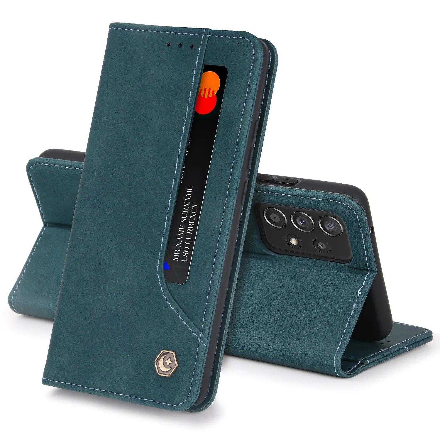 Flip Wallet Leather Galaxy A and M Case - DealJustDeal