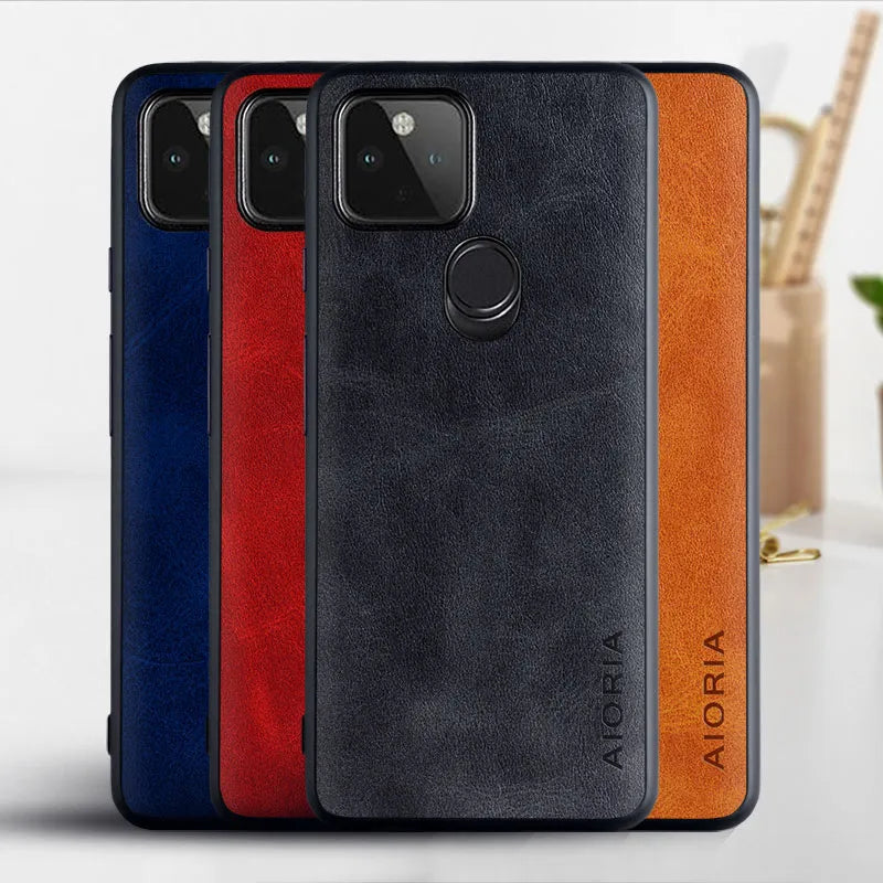 Vintage leather Skin Google Case - DealJustDeal