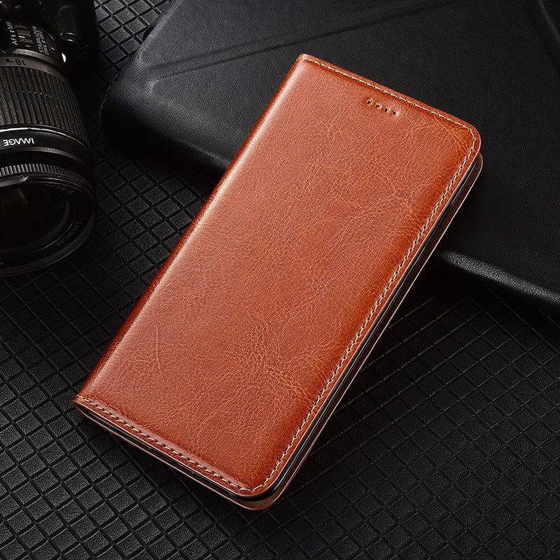 Flip Wallet Genuine Leather Google Case - DealJustDeal