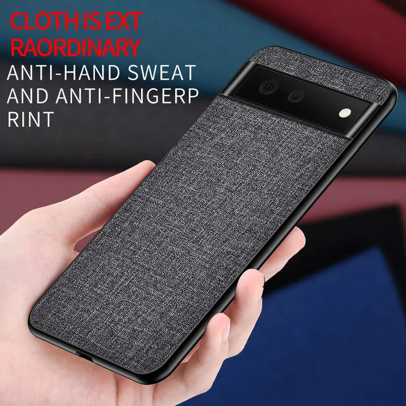 Soft TPU Cloth Hybrid Hard google Case - DealJustDeal