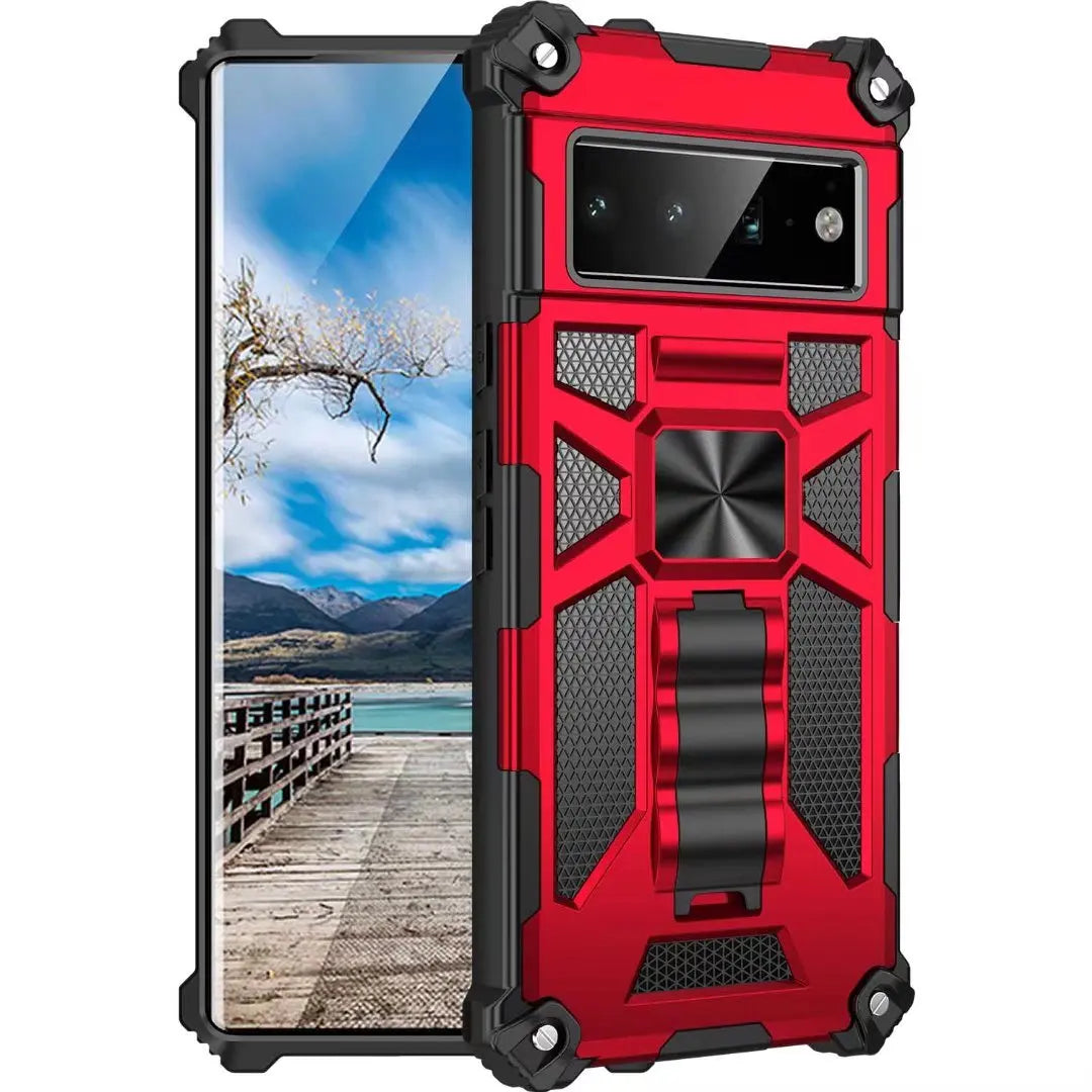 Camouflage Magnet Armor Rugged Silicon Google Case - DealJustDeal