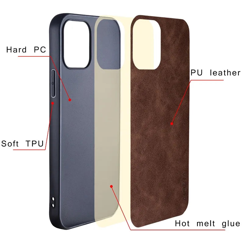 Retro business PU leather Skin Google Case - DealJustDeal