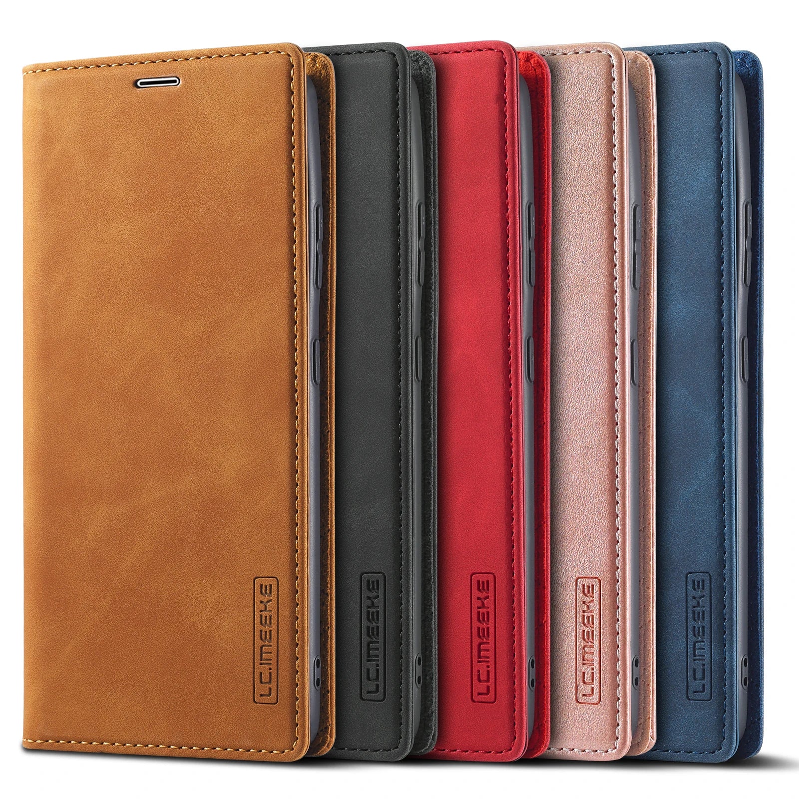 Magnetic Flip Wallet Leather Galaxy S Case - DealJustDeal