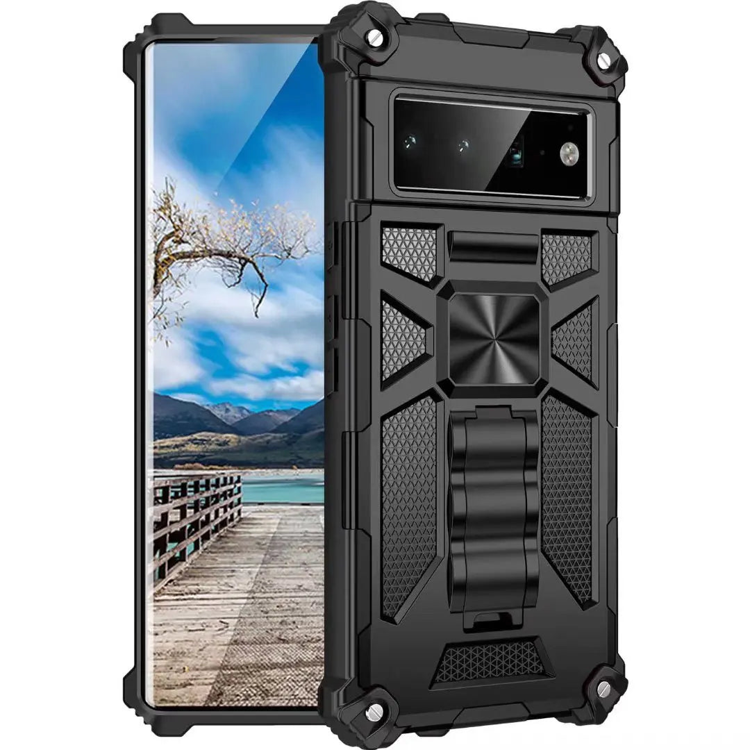 Camouflage Magnet Armor Rugged Silicon Google Case - DealJustDeal