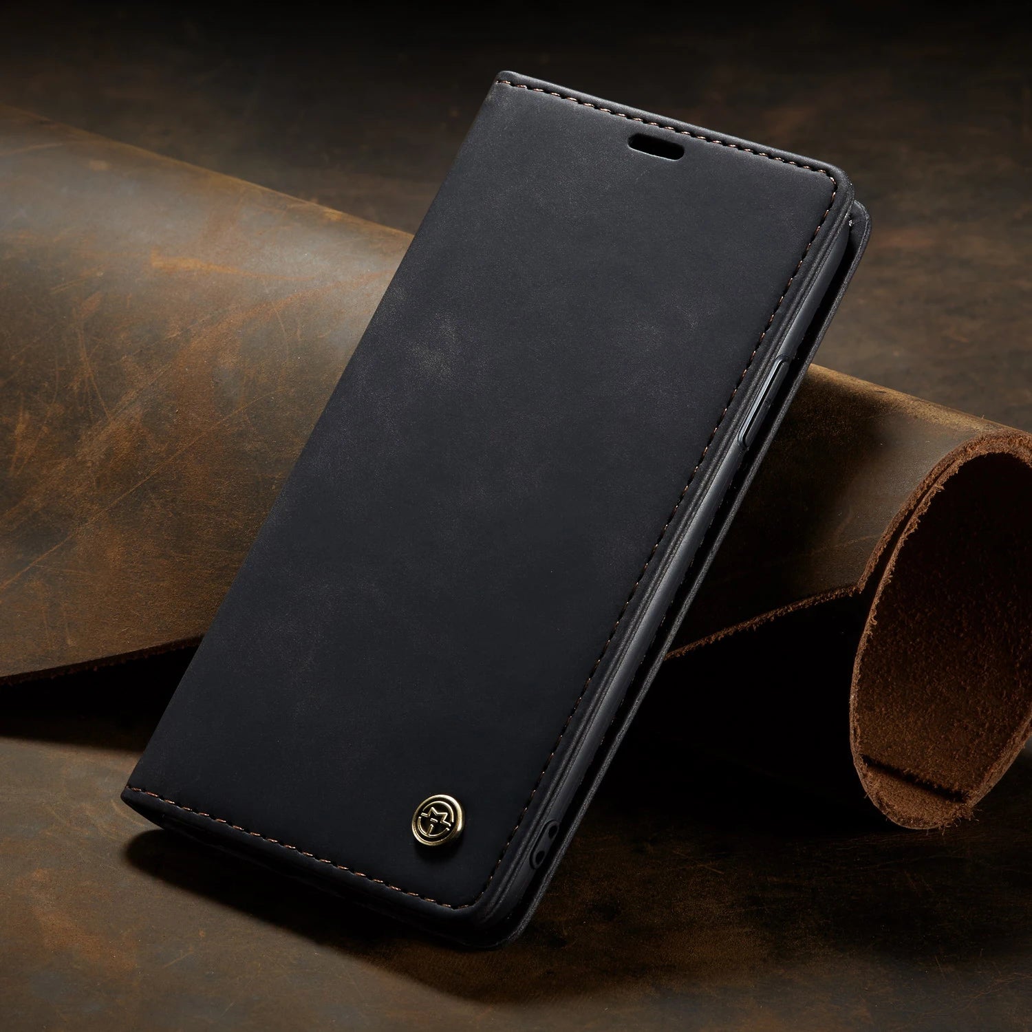 Leather Magnetic Flip Wallet Google Case - DealJustDeal