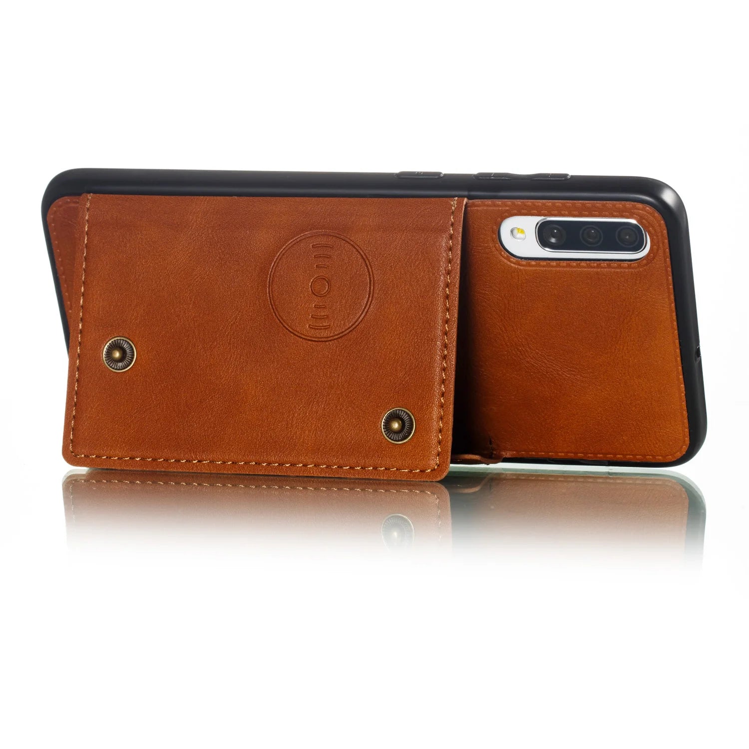 Card Holder Wallet Leather Galaxy A and M Case - DealJustDeal