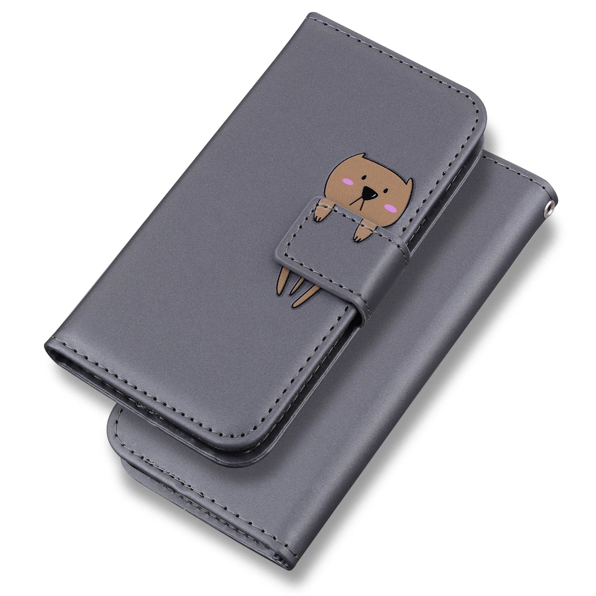 Lovely Animal Flip Leather iPhone Case - DealJustDeal