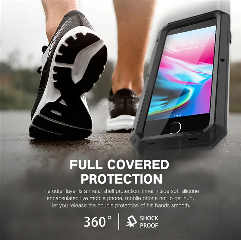 Metal Tank Shockproof Armor Heavy Duty Protection iPhone Case - DealJustDeal