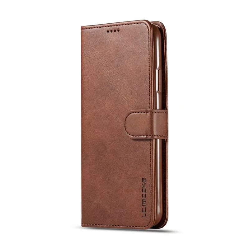 Flip Magnetic Leather iPhone Case - DealJustDeal