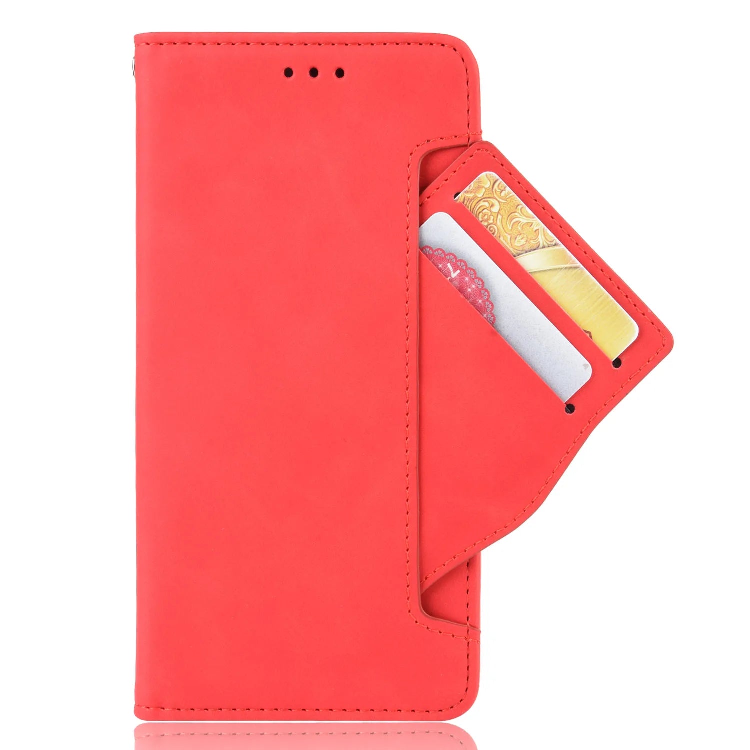 Card Slot Holder Magnetic Flip Wallet Leather Galaxy Z Fold Case - DealJustDeal