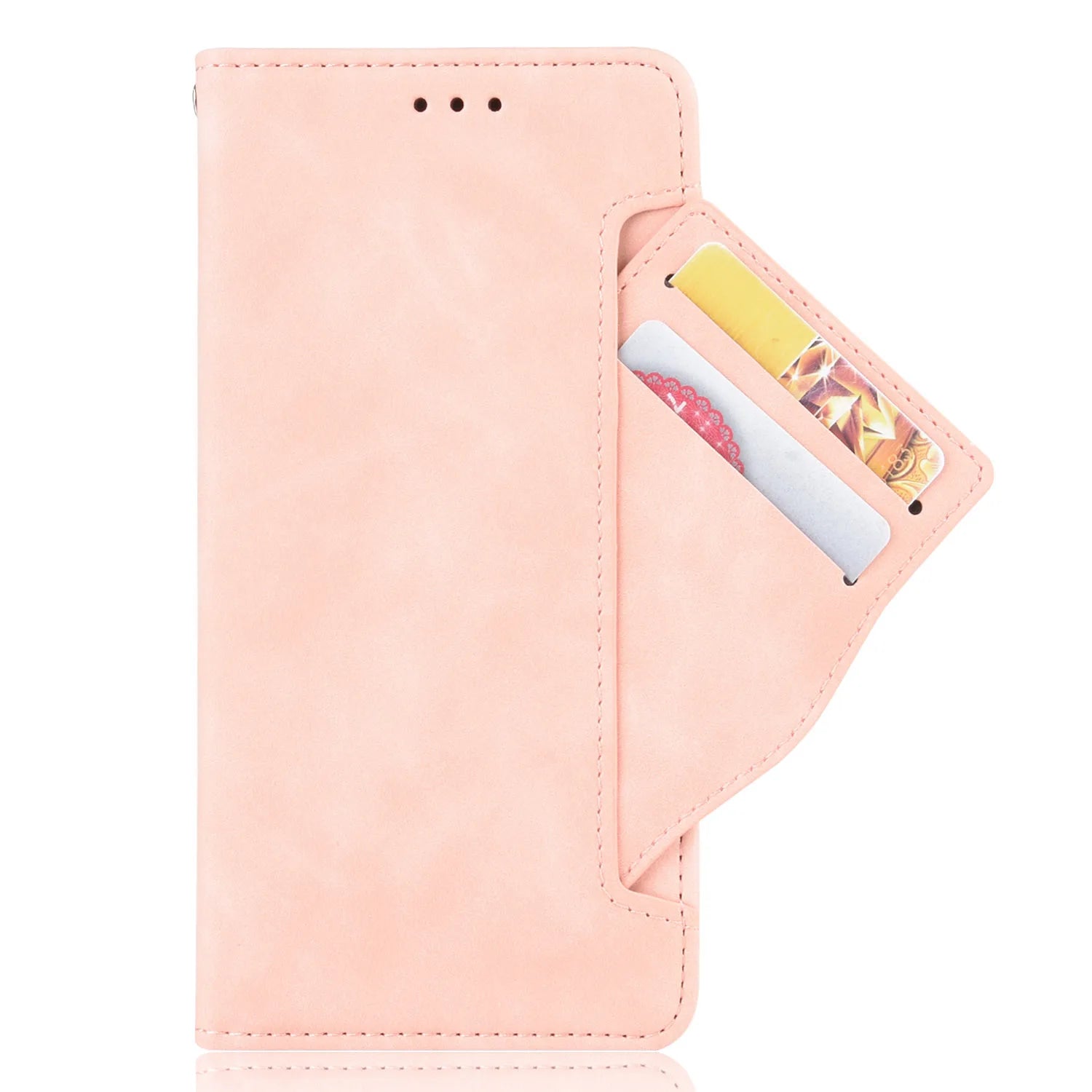 Card Slot Holder Magnetic Flip Wallet Leather Galaxy Z Fold Case - DealJustDeal