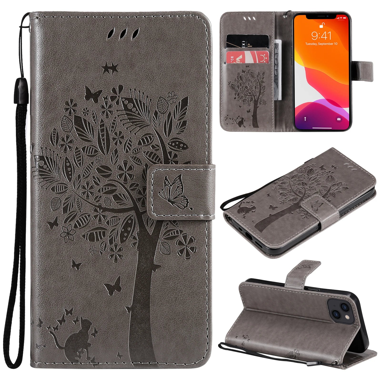 Card Wallet Flip Cover Leather Google Case - DealJustDeal