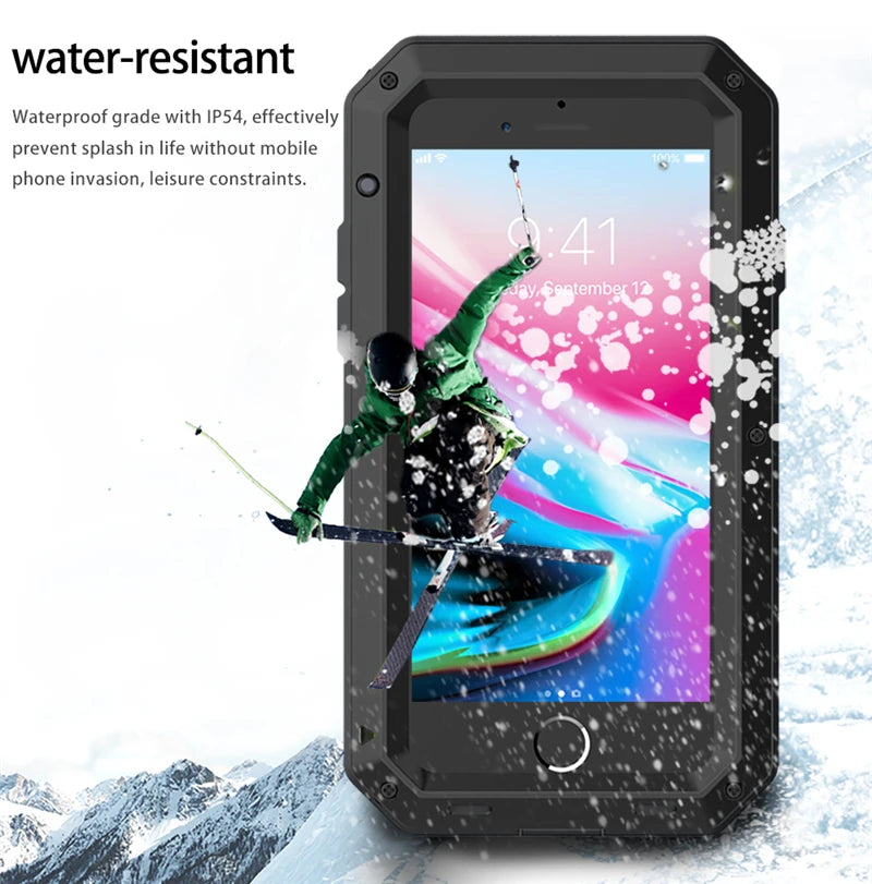 Metal Tank Shockproof Armor Heavy Duty Protection iPhone Case - DealJustDeal