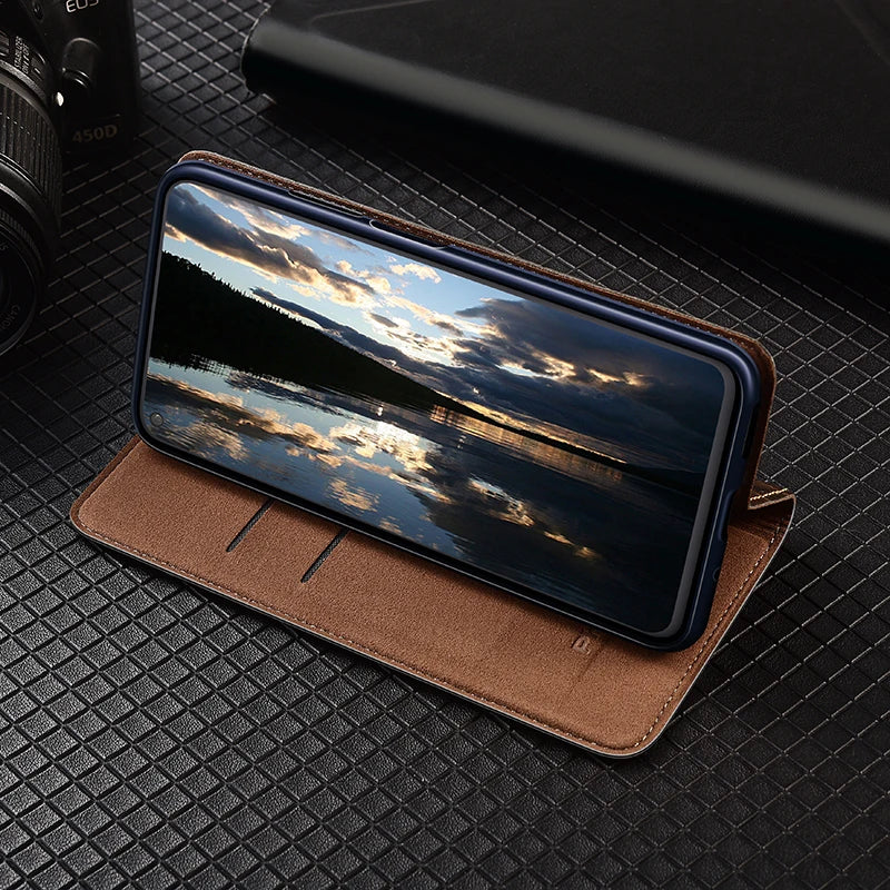 Flip Genuine Leather Google Case - DealJustDeal