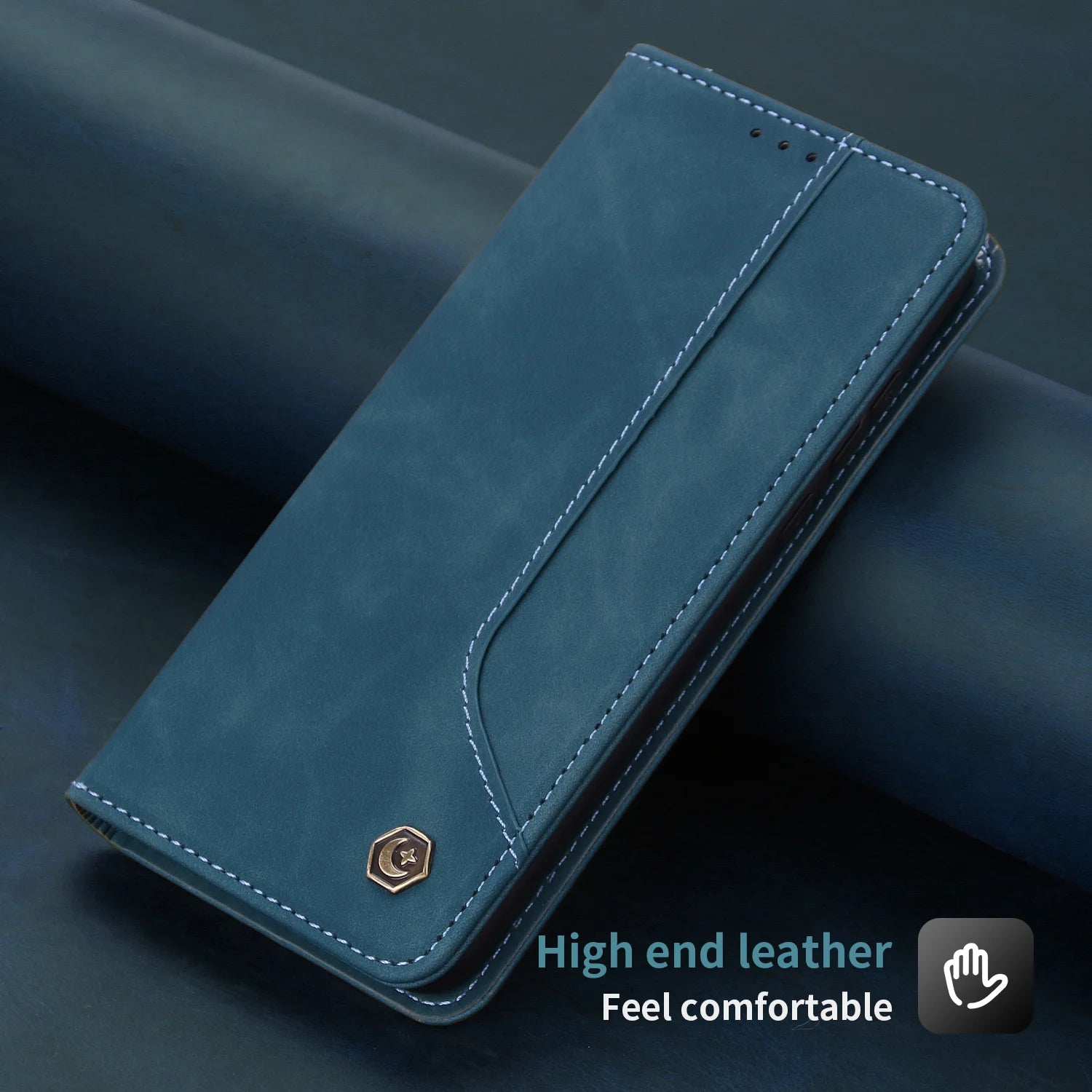 Leather Wallet Cards Flip Magnetic Galaxy S Case - DealJustDeal