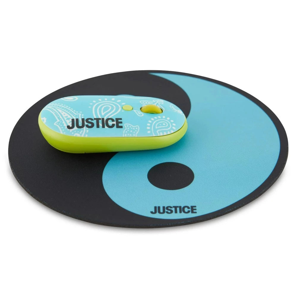 Justice Optical Mouse with Nano USB Receiver and Mousepad - DealJustDeal