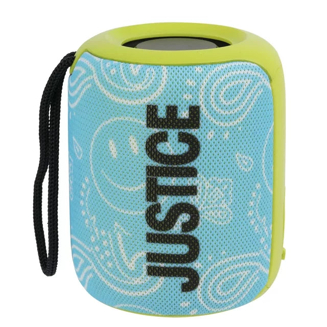 Justice Wireless Speaker- BLUE PAISLEY PRINT - DealJustDeal