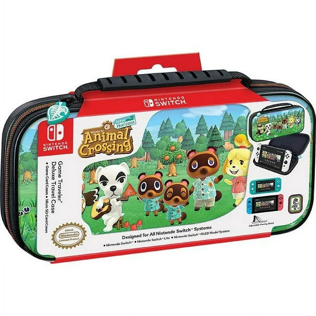 Animal Crossing, Nintendo Switch Game Traveler Deluxe Gaming Case - DealJustDeal