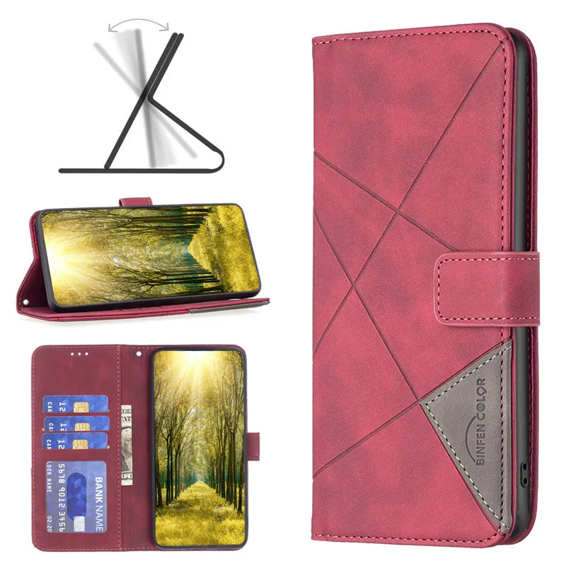 Wallet Flip Leather galaxy A Case - DealJustDeal