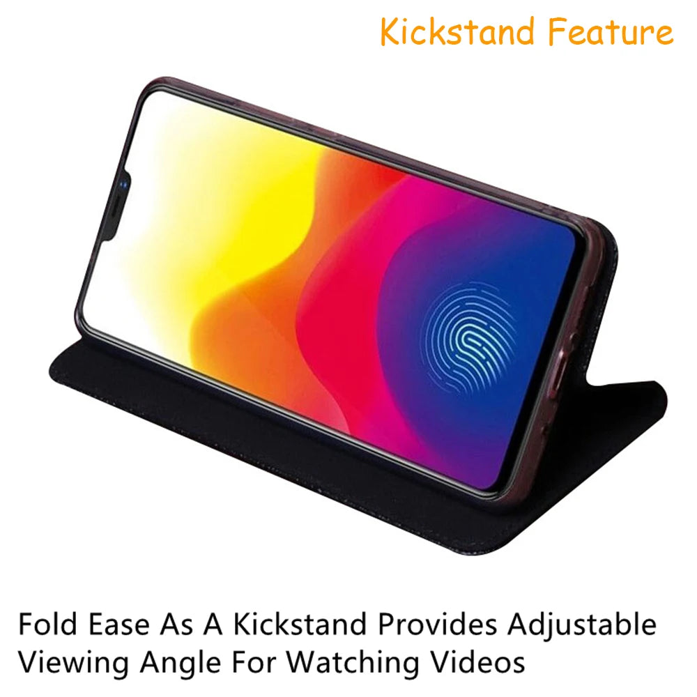 Magnetic Kickstand Natural Leather Booklet Google Case - DealJustDeal