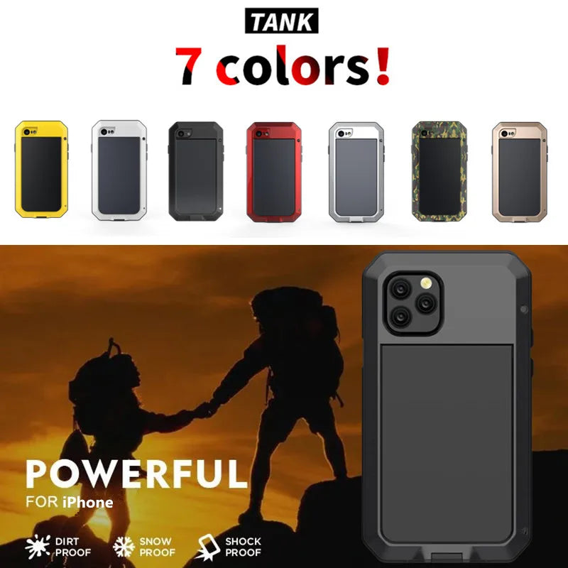 Armor Metal Aluminum Shockproof iPhone Case - DealJustDeal