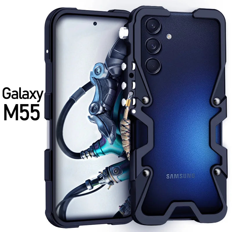 galaxy Metal Bumper Fashion Robot arm galaxy A, M and S Case - DealJustDeal