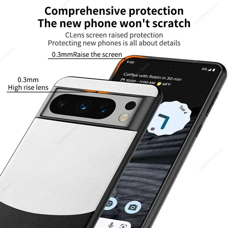 Bumper Protection Leather Google Case - DealJustDeal