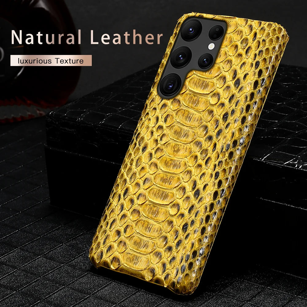 Genuine Leather Galaxy Note and S Case - DealJustDeal