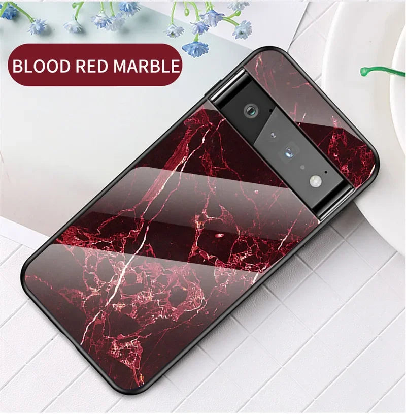 Armor Bumper Frame Hard Glass Back Google Case - DealJustDeal