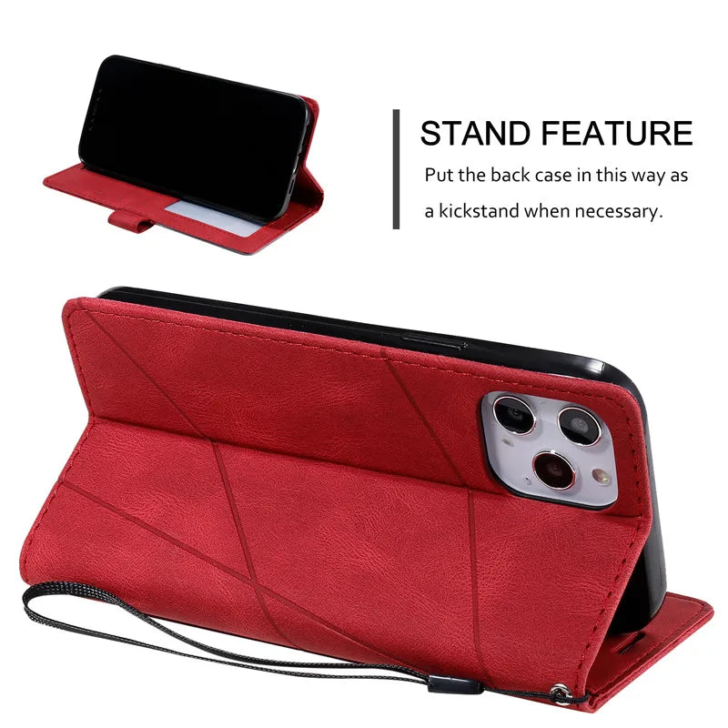 Flip Magnetic Wallet Stand Leather Google Case - DealJustDeal