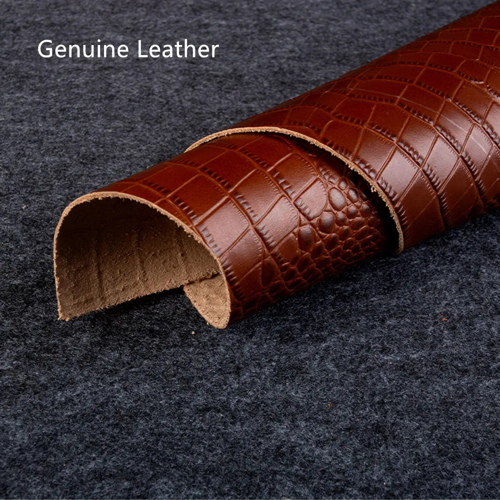 Handmade Crocodile Pattern Genuine Leather Google Case - DealJustDeal