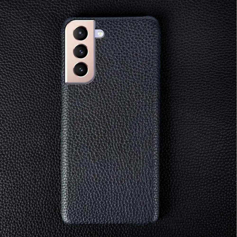 Litchi Texture Genuine Leather Galaxy S Case - DealJustDeal