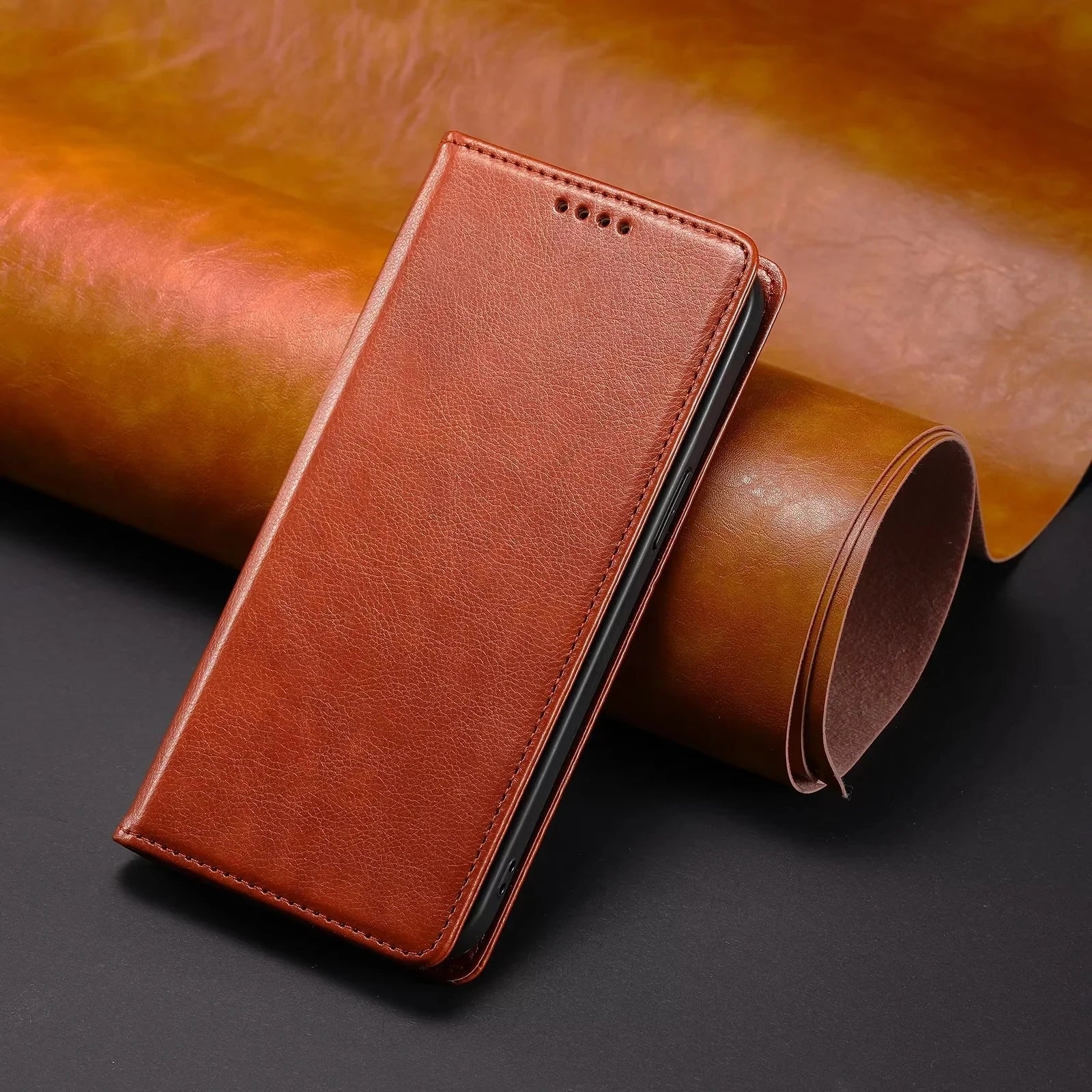 Wallet Magnetic Flip Leather Galaxy A Case - DealJustDeal