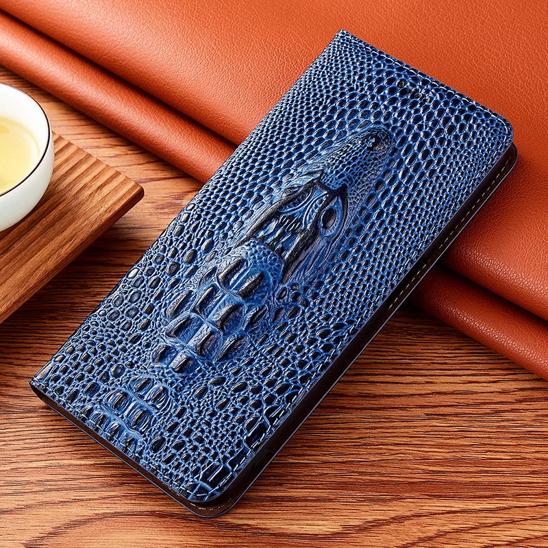 Crocodile Genuine Leather Magnetic Flip Galaxy S Case - DealJustDeal