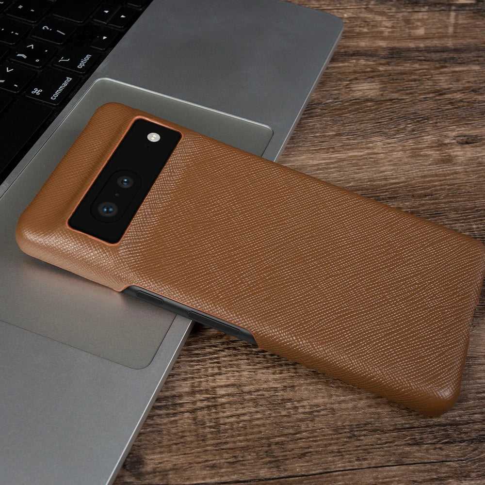 Handmade Cowhide Genuine Leather Google Case - DealJustDeal