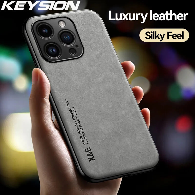 Silicone+PC Shockproof Leather iPhone Case - DealJustDeal