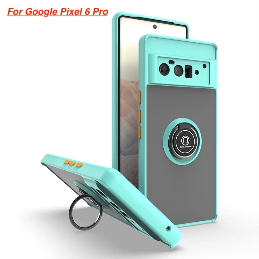 Car Ring Shockproof TPU Bumper Google Case - DealJustDeal